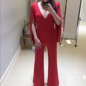 Jovani Red Jumpsuit Size 2